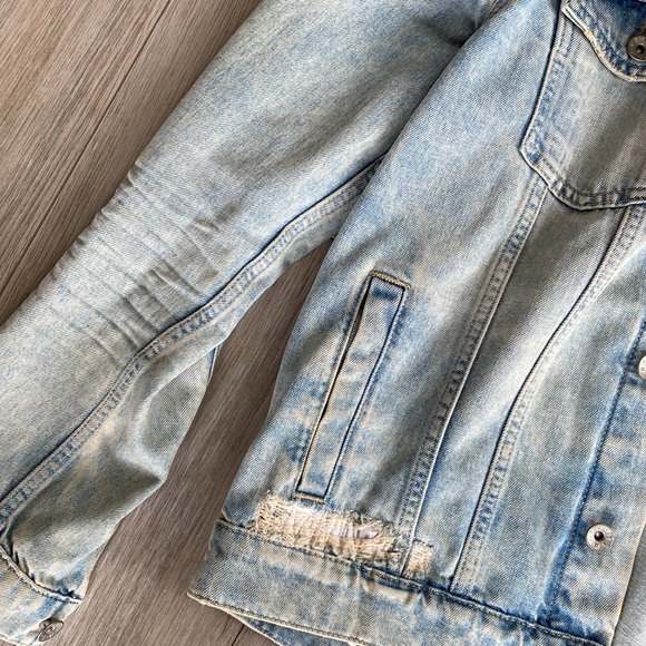 TOPMAN VINTAGE DENIM JACKET - Picture 3 of 4